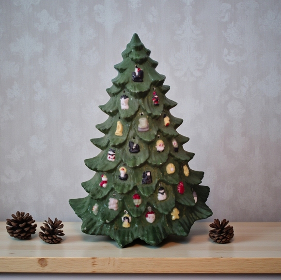 Other - Vintage large ceramic christmas tree Approx 16" Handmade